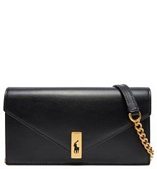 Torebka wieczorowa Polo Ralph Lauren czarna 
