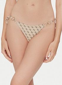 Strój kąpielowy Guess beżowy Dół od bikini