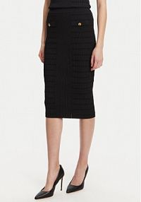 Spódnica ołówkowa Guess czarna W5YD66 Z0130  Slim Fit