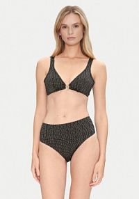 Strój kąpielowy Emporio Armani czarny Bikini