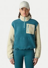 Bluza z polaru The North Face zielona damska Polar