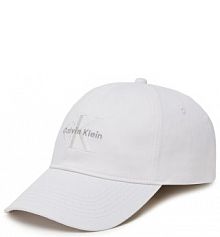 Czapka z daszkiem Calvin Klein Jeans biała damska 