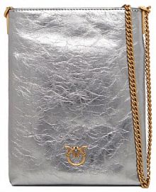 Torebka wieczorowa PINKO srebrna 