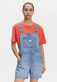 Szorty jeansowe Levis niebieskie Levi's® Ogrodniczki Utility 001UY-0000  Loose Fit