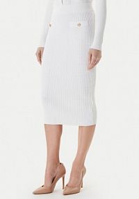 Spódnica ołówkowa Guess biała 