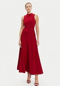 Sukienka dzianinowa Guess czerwona 