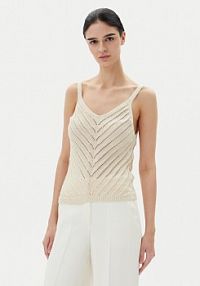 Top Vero Moda beżowy damski 
