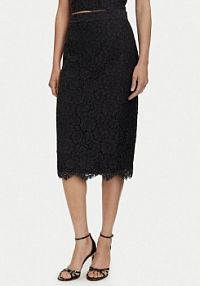 Spódnica ołówkowa Guess czarna W5YD12 WHD00  Regular Fit
