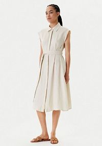 Sukienka letnia United Colors Of Benetton beżowa 