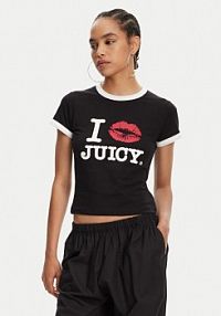 T-shirt Juicy Couture czarny damski 