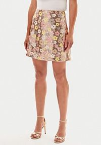 Spódnica mini YAS złota 