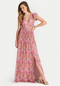 Sukienka wieczorowa Swing różowa 