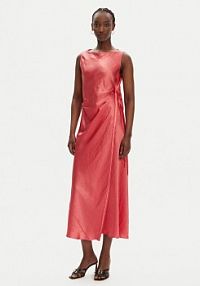 Sukienka koktajlowa PINKO różowa 