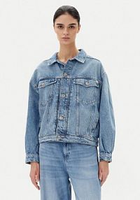 Kurtka jeansowe Mustang niebieska damska Jeansowa