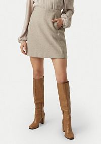 Spódnica ołówkowa Vero Moda beżowa 