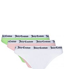 Figi Juicy Couture wielokolorowe Komplet 3 par fig klasycznych