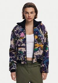 Bomberka Desigual wielokolorowa Kurtka bomber