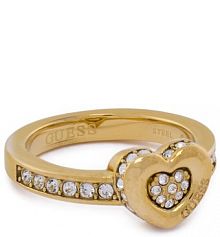 Pierścionek Guess złoty 