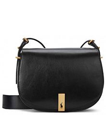 Torebka listonoszka Polo Ralph Lauren czarna 428928757002