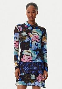 Sukienka codzienna Desigual kolorowa Coral Lacroix 25WWVK10  Regular Fit