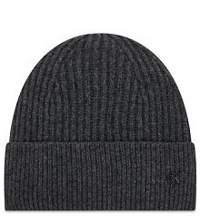 Czapka zimowa Calvin Klein szara damska 