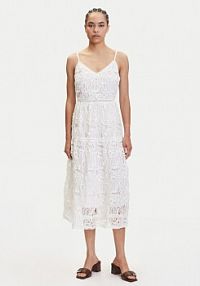Sukienka letnia YAS biała Lifa 26037183  Regular Fit