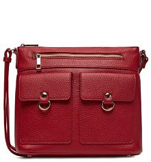 Torebka listonoszka Lasocki czerwona 