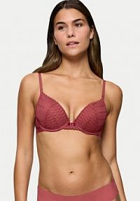 Biustonosz Triumph czerwony Z fiszbiną