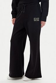 Spodnie dresowe EA7 Emporio Armani czarne damskie 7W000106 AF12473 MC004  Loose Fit