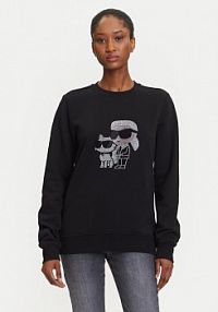 Bluza przez głowę KARL LAGERFELD czarna 