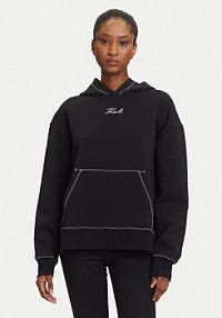 Bluza przez głowę KARL LAGERFELD czarna 