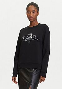 Bluza przez głowę KARL LAGERFELD czarna 