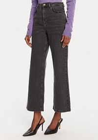 Jeansy LOLA CASADEMUNT szare damskie MF2514008  Wide Leg