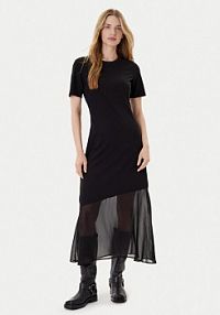 Sukienka codzienna DKNY czarna 