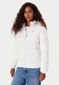 Kurtka puchowa Tommy Jeans biała damska 
