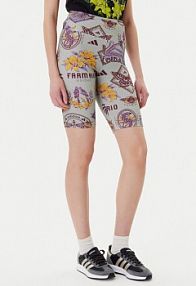 Szorty sportowe adidas szare Kolarki Farm Bike JM8345  Slim Fit