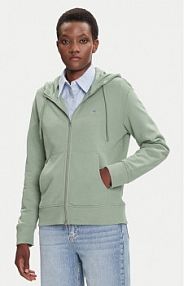 Bluza rozpinana Gant zielona damska Shield 4201412  Regular Fit