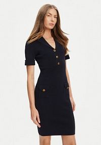 Sukienka dzianinowa Guess granatowa 