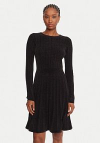 Sukienka dzianinowa Guess czarna 
