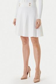 Spódnica mini Guess biała W5YD65 Z0130  Regular Fit