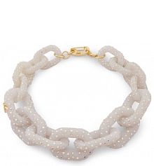 Naszyjnik Patrizia Pepe biały 