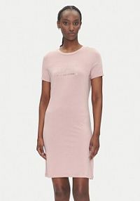 Sukienka codzienna EA7 Emporio Armani różowa 7W000478 AF12500 U4079  Regular Fit
