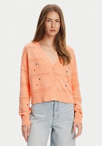 Kardigan United Colors Of Benetton pomarańczowy 