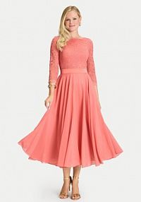 Sukienka koktajlowa Swing różowa 