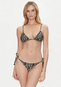 Strój kąpielowy Emporio Armani czarny Bikini