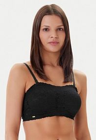 Biustonosz Selmark czarny Bezfiszbinowy