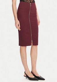 Spódnica ołówkowa Patrizia Pepe bordowy 8G0485 A025  Regular Fit