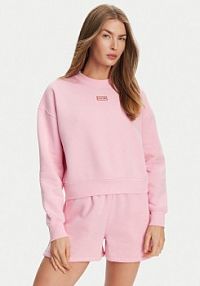 Bluza przez głowę Hunter różowa Tina HARW0042242  Cropped Fit