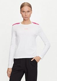 Bluzka EA7 Emporio Armani biała damska 