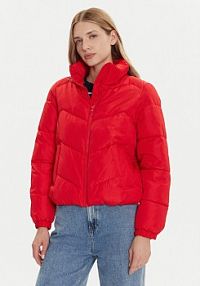Kurtka puchowa Vero Moda czerwona damska Zimowa